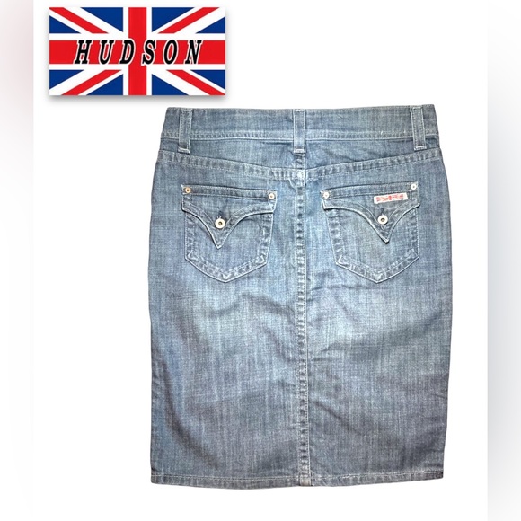HUDSON JEANS DENIM SKIRT | SIZE 27 | WOMAN’S 8 | SOLD OUT $185 - Picture 5 of 15